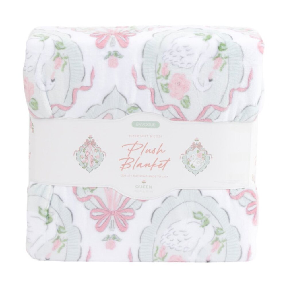 ENVOGUE Coquette Ballet And Swans Blanket